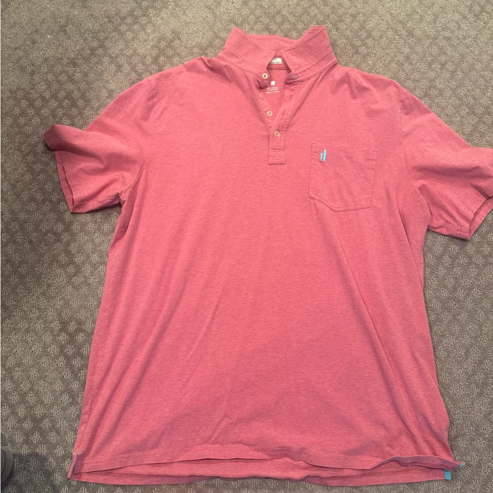 Johnnie O Men's Pink Polo Shirt